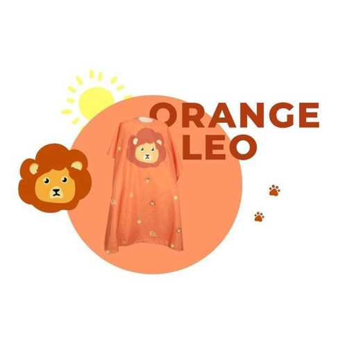 Olivia Garden beterítőkendő Kids Leo Orange